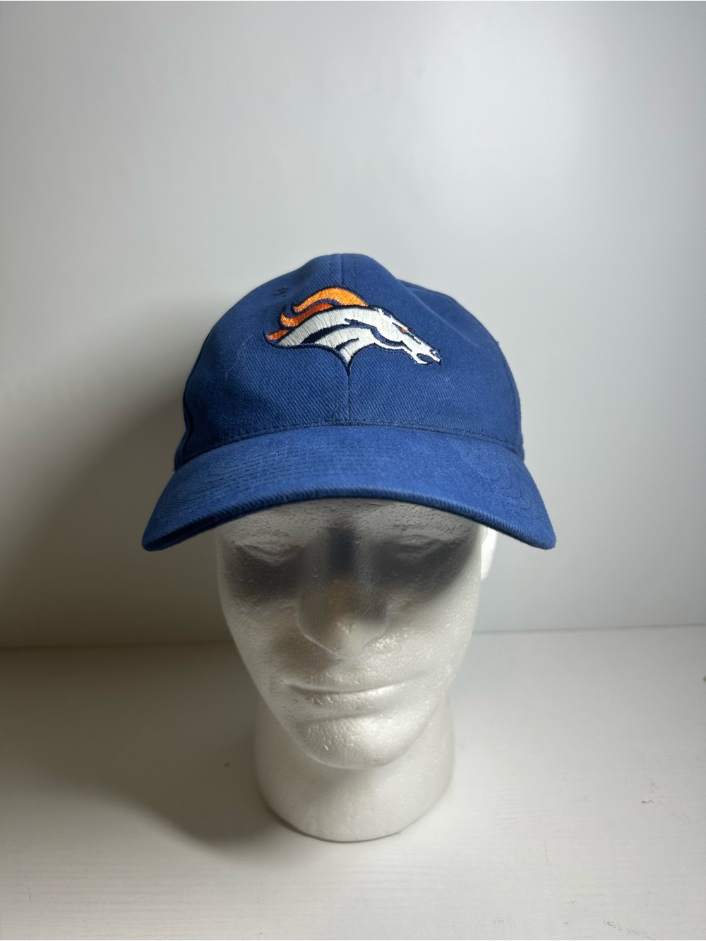 Blue Broncos Logo Baseball Cap Y2K